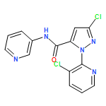 1H-Pyrazole-5-carboxamide, 3-chloro-1-(3-chloro-2-pyridinyl)-N-3-pyridinyl-