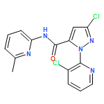 1H-Pyrazole-5-carboxamide, 3-chloro-1-(3-chloro-2-pyridinyl)-N-(6-methyl-2-pyridinyl)-