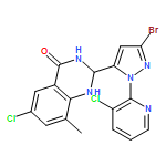 4(1H)-Quinazolinone, 2-[3-bromo-1-(3-chloro-2-pyridinyl)-1H-pyrazol-5-yl]-6-chloro-2,3-dihydro-8-methyl-