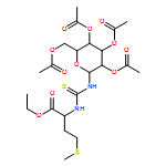 L-Methionine, N-[[(2,3,4,6-tetra-O-acetyl-β-D-glucopyranosyl)amino]thioxomethyl]-, ethyl ester