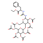 L-Phenylalanine, N-[thioxo[[2,3,6-tri-O-acetyl-4-O-(2,3,4,6-tetra-O-acetyl-β-D-galactopyranosyl)-β-D-glucopyranosyl]amino]methyl]-, ethyl ester