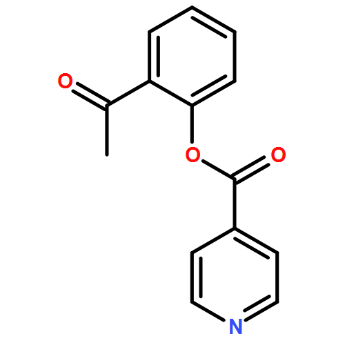 4-Pyridinecarboxylic acid, 2-acetylphenyl ester