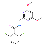 Benzamide, N-[(4,6-dimethoxy-2-pyrimidinyl)methyl]-2,6-difluoro-