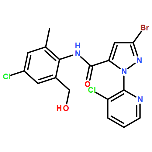 1H-Pyrazole-5-carboxamide, 3-bromo-N-[4-chloro-2-(hydroxymethyl)-6-methylphenyl]-1-(3-chloro-2-pyridinyl)-