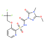 1H-1,2,4-Triazole-1-carboxamide, 4,5-dihydro-3-methoxy-4-methyl-5-oxo-N-[[3-(2,2,2-trifluoroethoxy)-2-pyridinyl]sulfonyl]-