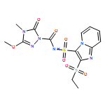 1H-1,2,4-Triazole-1-carboxamide, N-[[2-(ethylsulfonyl)imidazo[1,2-a]pyridin-3-yl]sulfonyl]-4,5-dihydro-3-methoxy-4-methyl-5-oxo-