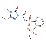 1H-1,2,4-Triazole-1-carboxamide, N-[[3-(ethylsulfonyl)-2-pyridinyl]sulfonyl]-4,5-dihydro-3-methoxy-4-methyl-5-oxo-