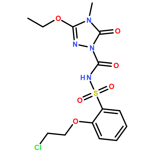 1H-1,2,4-Triazole-1-carboxamide, N-[[2-(2-chloroethoxy)phenyl]sulfonyl]-3-ethoxy-4,5-dihydro-4-methyl-5-oxo-