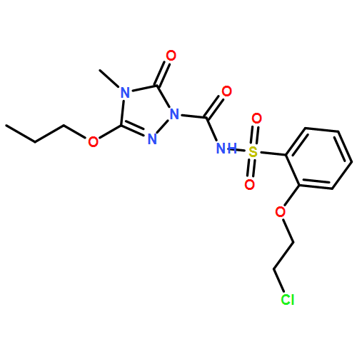 1H-1,2,4-Triazole-1-carboxamide, N-[[2-(2-chloroethoxy)phenyl]sulfonyl]-4,5-dihydro-4-methyl-5-oxo-3-propoxy-