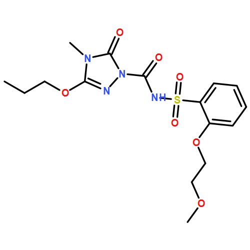 1H-1,2,4-Triazole-1-carboxamide, 4,5-dihydro-N-[[2-(2-methoxyethoxy)phenyl]sulfonyl]-4-methyl-5-oxo-3-propoxy-