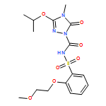 1H-1,2,4-Triazole-1-carboxamide, 4,5-dihydro-N-[[2-(2-methoxyethoxy)phenyl]sulfonyl]-4-methyl-3-(1-methylethoxy)-5-oxo-