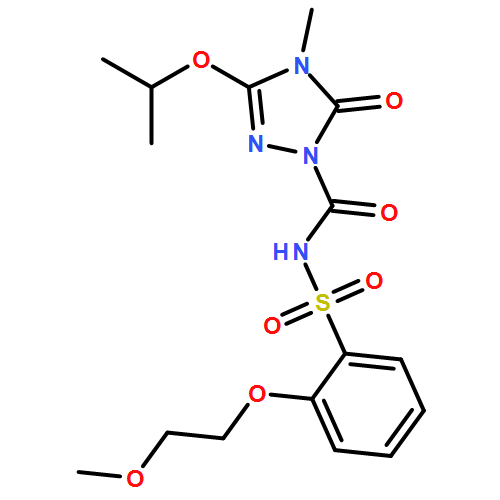 1H-1,2,4-Triazole-1-carboxamide, 4,5-dihydro-N-[[2-(2-methoxyethoxy)phenyl]sulfonyl]-4-methyl-3-(1-methylethoxy)-5-oxo-