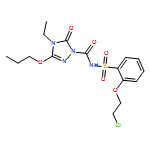 1H-1,2,4-Triazole-1-carboxamide, N-[[2-(2-chloroethoxy)phenyl]sulfonyl]-4-ethyl-4,5-dihydro-5-oxo-3-propoxy-