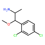 Benzeneethanamine, 2,4-dichloro-β-methoxy-α-methyl-