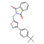 1H-Isoindole-1,3(2H)-dione, 2-[[3-[4-(1,1-dimethylethyl)phenyl]-5-isoxazolyl]methyl]-