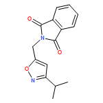 1H-Isoindole-1,3(2H)-dione, 2-[[3-(1-methylethyl)-5-isoxazolyl]methyl]-