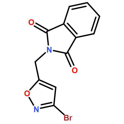 1H-Isoindole-1,3(2H)-dione, 2-[(3-bromo-5-isoxazolyl)methyl]-