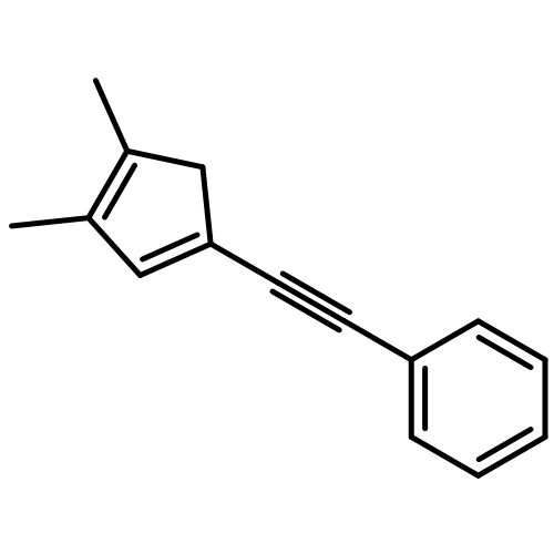 Benzene, [2-(3,4-dimethyl-1,3-cyclopentadien-1-yl)ethynyl]-