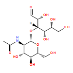 D-Galactose, 3-O-[2-(acetylamino)-2-deoxy-β-D-glucopyranosyl]-