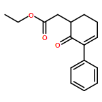 3-Cyclohexene-1-acetic acid, 2-oxo-3-phenyl-, ethyl ester