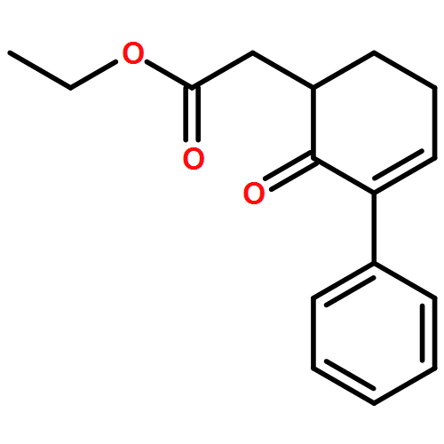 3-Cyclohexene-1-acetic acid, 2-oxo-3-phenyl-, ethyl ester