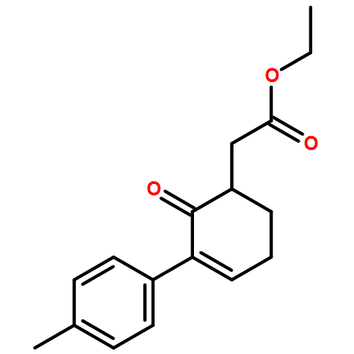 3-Cyclohexene-1-acetic acid, 3-(4-methylphenyl)-2-oxo-, ethyl ester