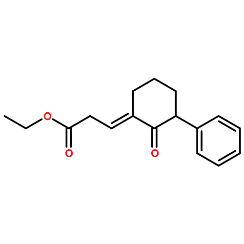 Propanoic acid, 3-(2-oxo-3-phenylcyclohexylidene)-, ethyl ester