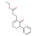 1-Cyclohexene-1-propanoic acid, 6-oxo-5-phenyl-, ethyl ester