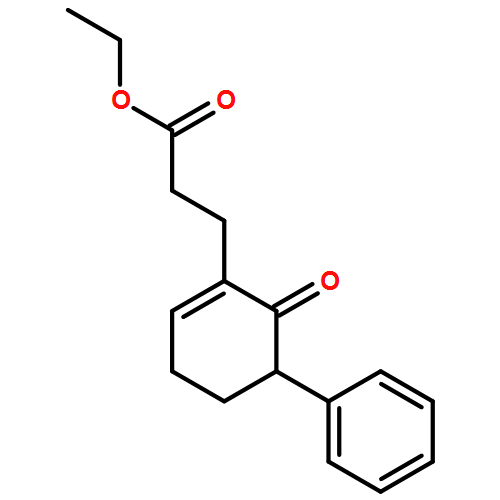 1-Cyclohexene-1-propanoic acid, 6-oxo-5-phenyl-, ethyl ester