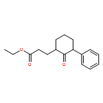 Cyclohexanepropanoic acid, 2-oxo-3-phenyl-, ethyl ester, (1R,3S)-rel-