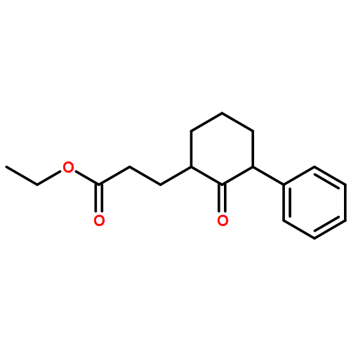 Cyclohexanepropanoic acid, 2-oxo-3-phenyl-, ethyl ester, (1R,3S)-rel-