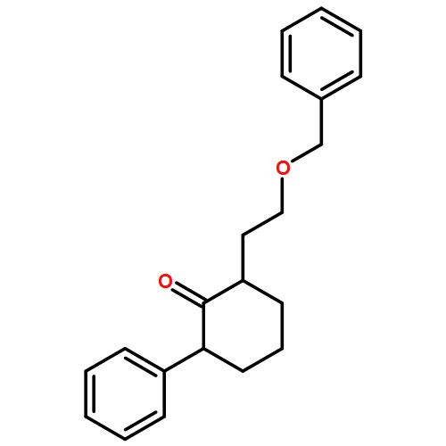 Cyclohexanone, 2-phenyl-6-[2-(phenylmethoxy)ethyl]-, (2R,6R)-rel-