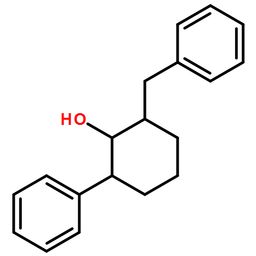 Cyclohexanol, 2-phenyl-6-(phenylmethyl)-, (1S,2S,6R)-