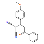 Propanedinitrile, 2-[(1S)-1-(4-methoxyphenyl)-3-oxo-3-phenylpropyl]-