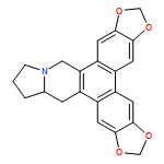 Bis[1,3]benzodioxolo[5,6-f:5',6'-h]pyrrolo[1,2-b]isoquinoline, 10,12,13,14,14a,15-hexahydro-