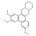 9H-Phenanthro[9,10-b]quinolizine, 11,12,13,14,14a,15-hexahydro-3,6,7-trimethoxy-