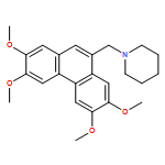 Piperidine, 1-[(2,3,6,7-tetramethoxy-9-phenanthrenyl)methyl]-