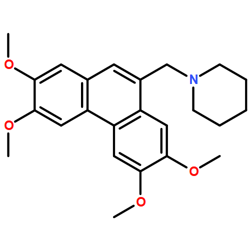 Piperidine, 1-[(2,3,6,7-tetramethoxy-9-phenanthrenyl)methyl]-