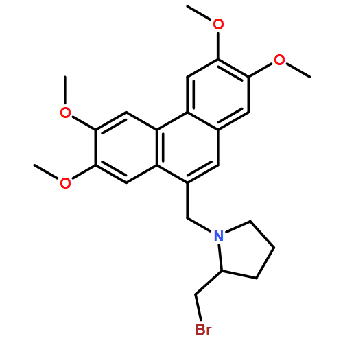 Pyrrolidine, 2-(bromomethyl)-1-[(2,3,6,7-tetramethoxy-9-phenanthrenyl)methyl]-, (2S)-