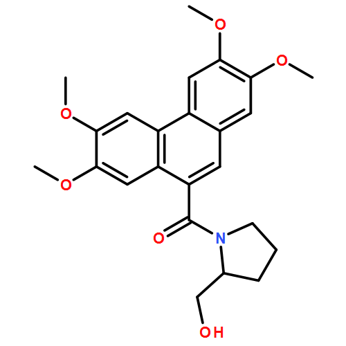 Methanone, [(2S)-2-(hydroxymethyl)-1-pyrrolidinyl](2,3,6,7-tetramethoxy-9-phenanthrenyl)-