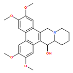 9H-Phenanthro[9,10-b]quinolizin-15-ol, 11,12,13,14,14a,15-hexahydro-2,3,6,7-tetramethoxy-, (14aS,15S)-