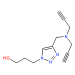 1H-1,2,3-Triazole-1-propanol, 4-[(di-2-propyn-1-ylamino)methyl]-