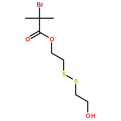 Propanoic acid, 2-bromo-2-methyl-, 2-[(2-hydroxyethyl)dithio]ethyl ester