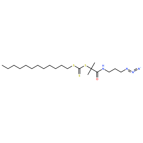 Carbonotrithioic acid, 2-[(3-azidopropyl)amino]-1,1-dimethyl-2-oxoethyl dodecyl ester