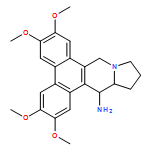 Dibenzo[f,h]pyrrolo[1,2-b]isoquinolin-14-amine, 9,11,12,13,13a,14-hexahydro-2,3,6,7-tetramethoxy-, (13aS,14S)-