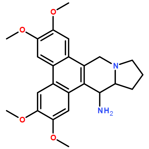 Dibenzo[f,h]pyrrolo[1,2-b]isoquinolin-14-amine, 9,11,12,13,13a,14-hexahydro-2,3,6,7-tetramethoxy-, (13aS,14S)-