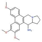 Dibenzo[f,h]pyrrolo[1,2-b]isoquinolin-14-amine, 9,11,12,13,13a,14-hexahydro-2,3,6-trimethoxy-, (13aS,14S)-