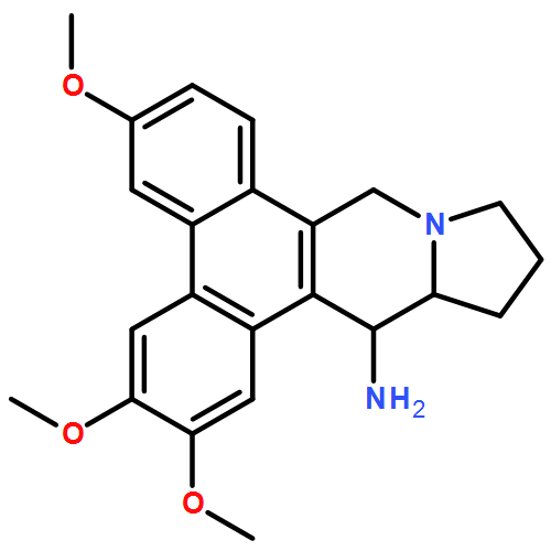 Dibenzo[f,h]pyrrolo[1,2-b]isoquinolin-14-amine, 9,11,12,13,13a,14-hexahydro-2,3,6-trimethoxy-, (13aS,14S)-