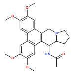 Acetamide, N-[(13aS,14S)-9,11,12,13,13a,14-hexahydro-2,3,6,7-tetramethoxydibenzo[f,h]pyrrolo[1,2-b]isoquinolin-14-yl]-