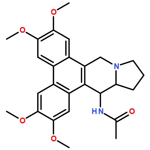 Acetamide, N-[(13aS,14S)-9,11,12,13,13a,14-hexahydro-2,3,6,7-tetramethoxydibenzo[f,h]pyrrolo[1,2-b]isoquinolin-14-yl]-